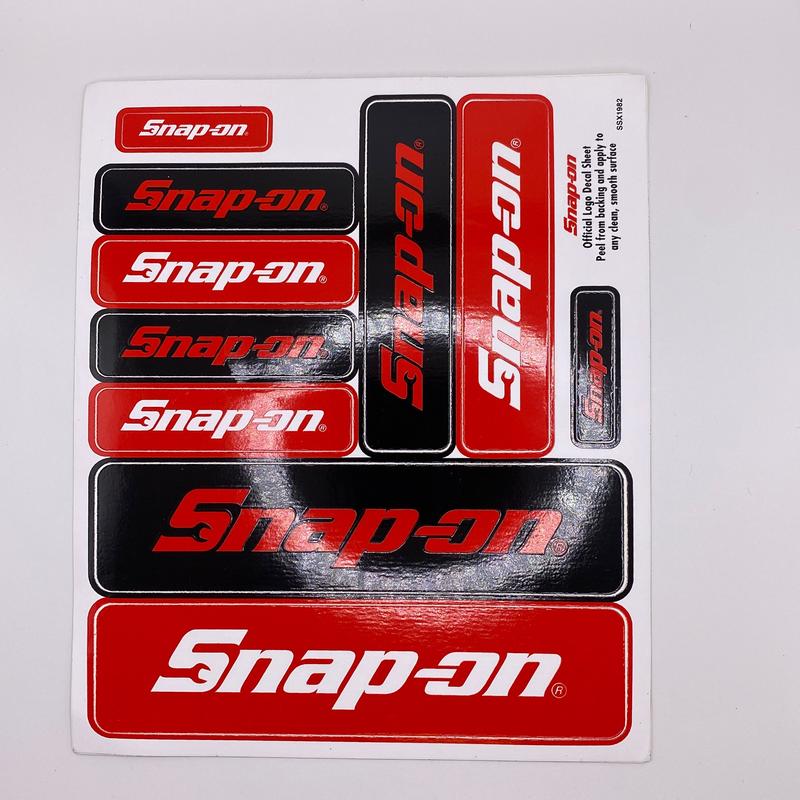 Snap-on tools logo sheet stickers new 10 pieces - TikTok Shop