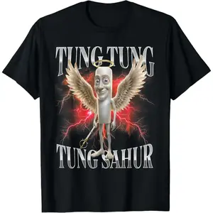 100%cotton Tung Tung Tung Sahur T-Shirt