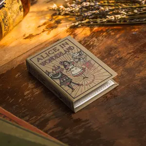 Alice in Wonderland Lewis Carroll 1865 Book Wallet