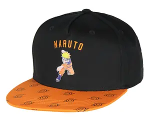 Naruto Shippuden Youth Naruto Uzumaki Leaf Village Logo Kids Adjustable Snapback Hat Cap