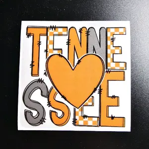 Tennessee UV DTF Decals Decor Decorative Stickers Waterproof