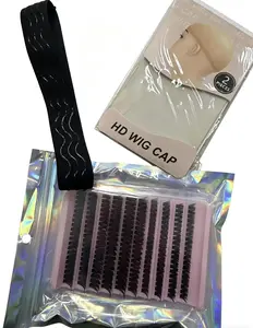 Free Gift Bag: Eyelash Clusters + HD Wig Cap + Elastic Band - Perfect for Install