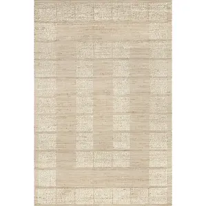 Oden Textured Jute and Wool Area Rug