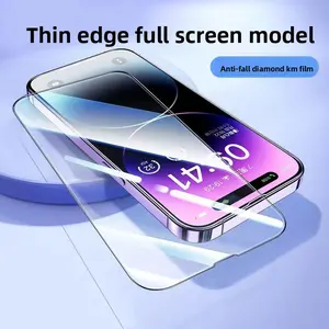 iPhone 15 14 Pro 13 12 11 XS Max Tempered Glass Screen Protector Full Coverage Anti Spy Film for Apple Phones 16 17 Compatible