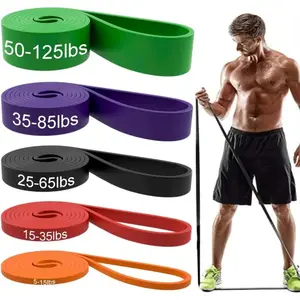 Yoga Resistance Band, 1 Count Fitness Stretch Band, Exercise Band for Strength Training, Body Stretching, Strength Training Equipment for Home Gym, Workout Bands, Durable Elastic Bands, Stretching Gear