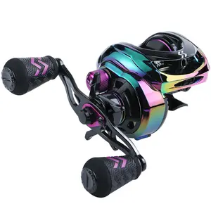 Sougayilang Centron Lite Baitcasting Reel Lightweight, Glass Fiber Infused Nylon Frame – 7.6 OZ – 9 + 1 Anti-Reverse Ball Bearings, 8.0:1 High-Speed Gear Ratio Fishing Reel with Compact Design