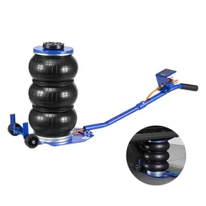 VEVOR Air Jack, Summervibes,Summervibes, 3 Ton/6613 lbs Triple Bag Air Jack, Airbag with Six Steel Pipes, Lift Up to 17.7 inch/450 mm, 1-6 s Fast Lifting Pneumatic with Long Handle & Rubber Pad for Cars, SUVs, Pickup Trucks