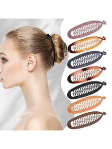 7pcs Banana Clip Hair Clips, Hair Ponytail Holder Banana Clips for Women Meduim Thin Hair, Vintage Retro Hair Acessories Colorful