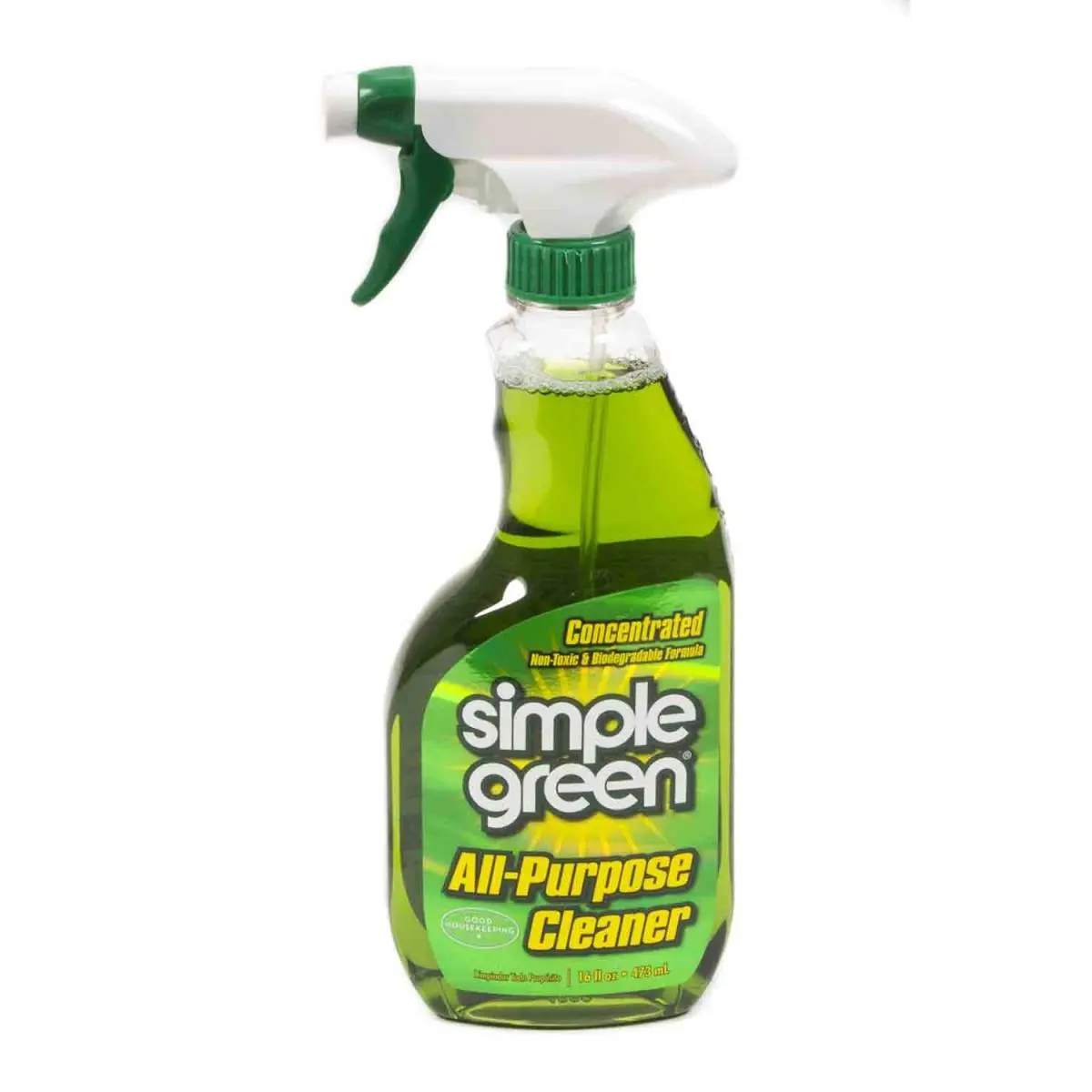 212 MAIN ATP Chemical 13002 Simple Green 16oz Spray Bottle, Household All-Purpose Multi-Use Clean Cleaner Spray