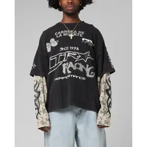 Loiter Performance Layered Long Sleeve T-Shirt Vintage Black