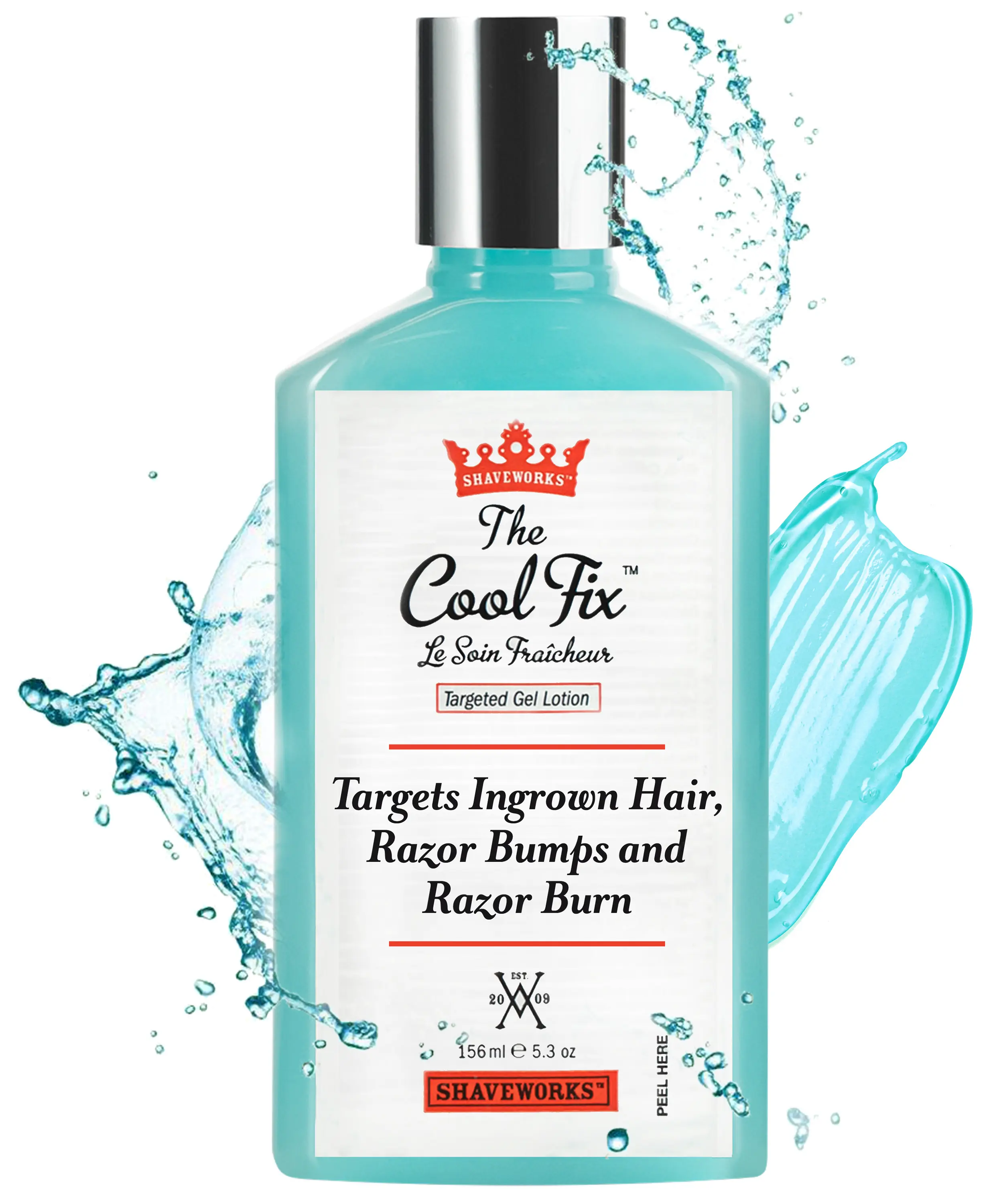 Shaveworks The Cool Fix: Razor Bumps, Razor Burns, Ingrown Hair Treatment, Pubic Hair Removal, Aftershave for Women and Men: