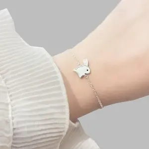 B78- Beautiful Rabbit Bracelet For Girls – Easter!