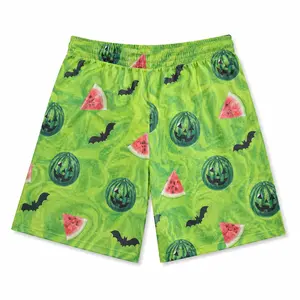 [AOP] Funny Melon Halloween Men’s Shorts - Men's Short - Best GIft