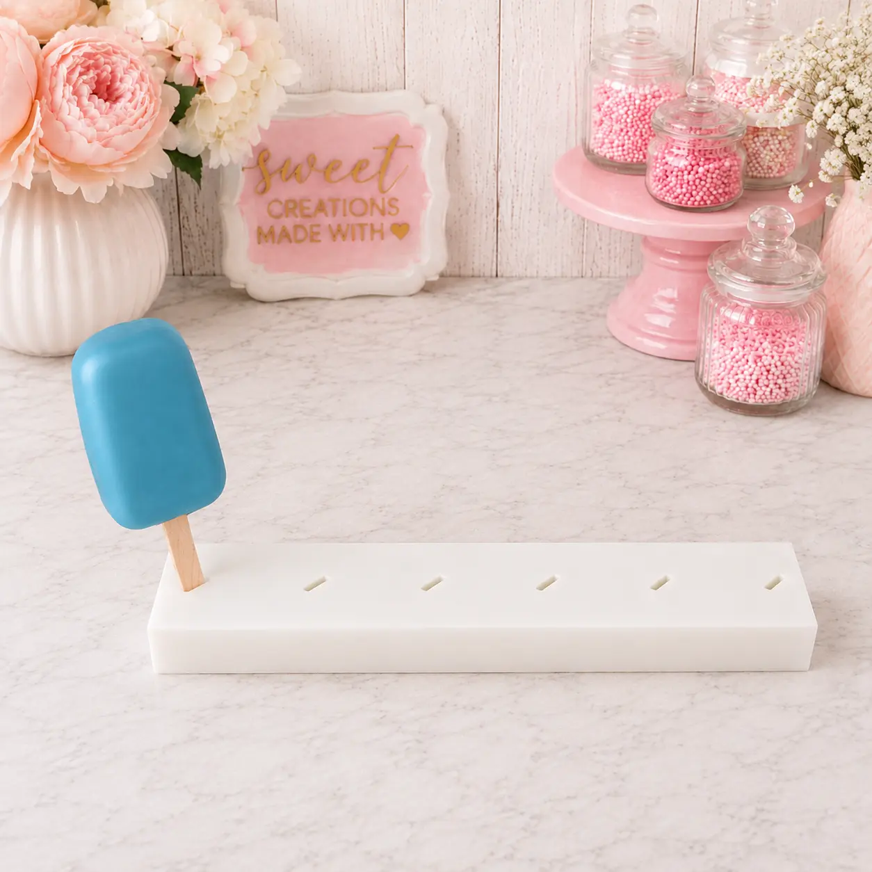 6 Hole Cakesicle Stand | Decorating, Drying & Display Stand | HGB3D