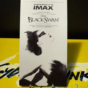 Black Swan 15th Anniversary AMC IMAX Collectible Ticket PROMO Card- New