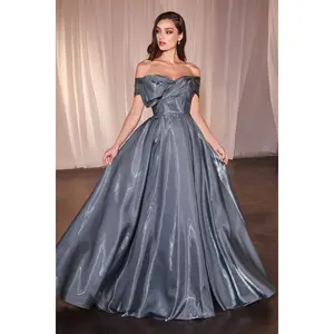 Cinderella Divine -CD801 Off Shoulder Organza Ball Gown