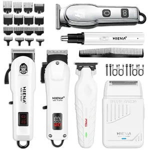 New 6-piece electric shaving and hairdressing set, home hairdressing expert, multifunctional and easy to maintain, portable design, new popular product side beard trimmer, perfect ideal shaving care, holiday gift