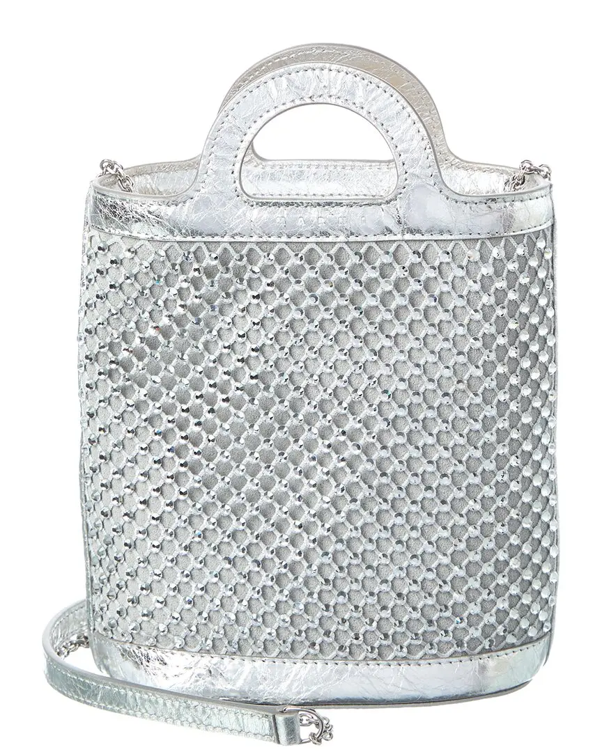 Marni Mesh & Leather Bucket Bag