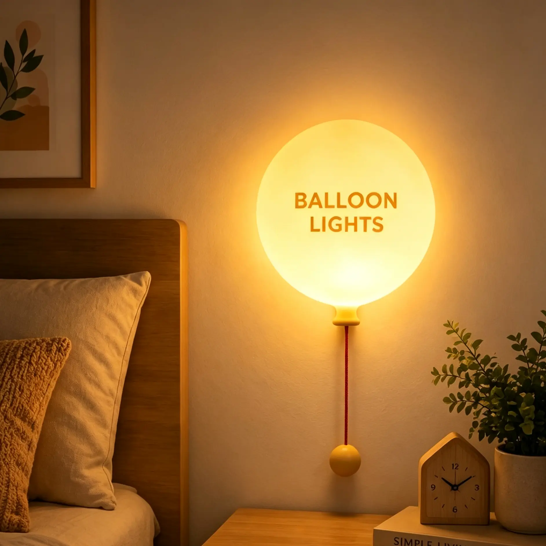 Squishy Silicone Balloon Night Light, Food-Grade Stress Relief LED Lamp, Rechargeable Soft Glow Pull Cord Wall Light, Perfect for Kids Bedroom, Birthday Party Decor, Ideal Birthday Gift for Boys Girls Led Decoration Lamp Led Atmosphere Lamp Home Decor Lig