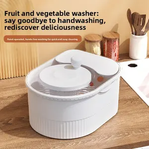 Household fruit washing gadget, crayfish and fruit/vegetable washer, kitchen utensil cleaner, portable draining basket