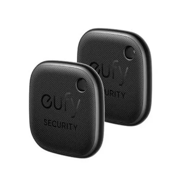 eufy Security by Anker SmartTrack Link (Black, 2-Pack), Android not Supported, Works with Apple Find My (iOS only), Key Finder, Bluetooth Tracker for