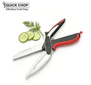 Game Changer 6-in-1 Upgraded Kitchen Scissors with 9.6 Inch Perfect Size Cutting Board (Gen 2) – Stainless Steel Food Shears with Safety Lock, Multipurpose Cutter for Meat, Veggies, Cheese & Fruit summervibes