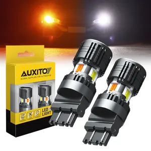 AUXITO 7443 3157 1157 LED Turn Signal Switchback White/Amber for Toyota Tacoma 2024-2025 Canbus P