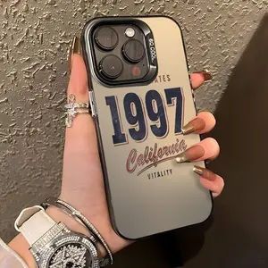 California 1997 Lightning McQueenPhone Case, lMD Material Black, Suitablefor iPhone 16 Pro Max, 11, 12,13 Pro Max, 14 Pro Max, and15, Design Black Friday LB Protectors