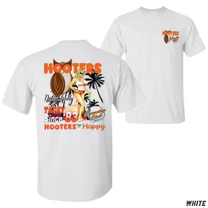 Hooters Since '83 T-Shirt, Retro Beach Girl Graphic Tee, Soft Cotton Blend Shirt, Fun Vintage Style Casual Wear for Men & Women, Classic Hooters Vibe Gift