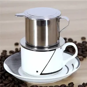 Stainless Steel Vietnam Vietnamese 50/100ml Coffee Pot Drip Filter Coffee Maker TiktokShopSpringGlowUp