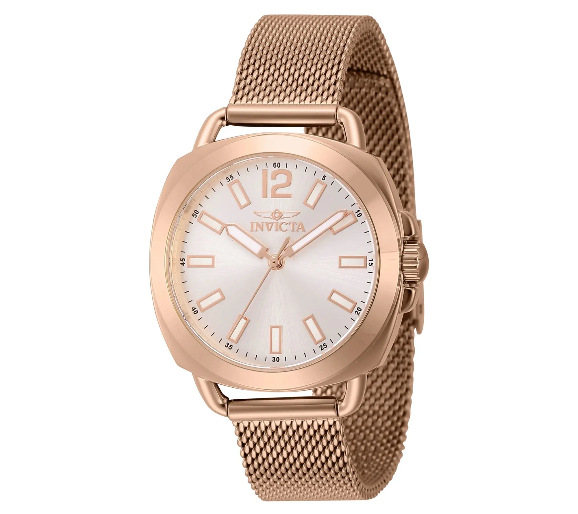 Invicta Women's Wildflower Rosetone Mesh Band Watch Invicta Women's Wildflower Rosetone Mesh Band Watch