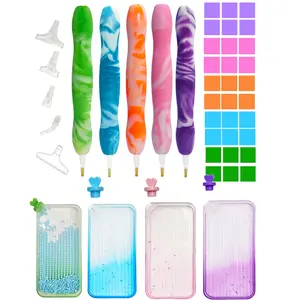 5D Diamond Painting Dot Drill Pen, Full Enclosure Design Prevents Diamonds Falling Off, Multiple Colors Available, Craft Accessories, Diamond Art Tools