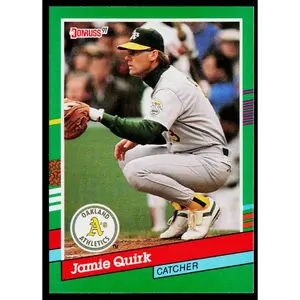 Jamie Quirk 1991 Donruss #588 Oakland Athletics