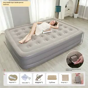 Foldable Inflatable Bed, Automatic Inflation Mattress, Thickened Airbed, Outdoor Camping Bed, Portable Airbed, Single & Twin Size, Travel Mat