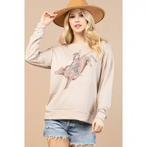 Layla Western Graphic Long Sleeve