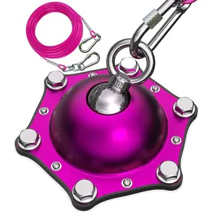 Dog Tie Out Cable and Stake,(up to 200lbs) 360°Swivel Dog Run- No Tangle,with 30FT Heavy Duty Tie Out Cable,Runner for Yard,Ideal for Outdoor Camping