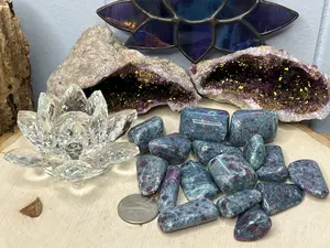 Ruby in Kyanite Tumbles