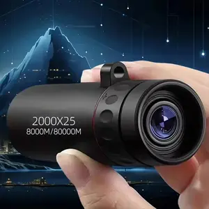 Mini monocular telescope 2000X25 high-definition high-power for mobile phones, suitable for concerts, compact and portable, outdoor photography and sightseeing, a small gift for Christmas and New Year