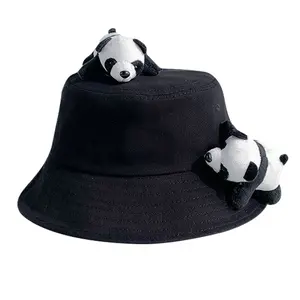 Pandas Hat Cloches Fisherman Bucket Summer Bowlers