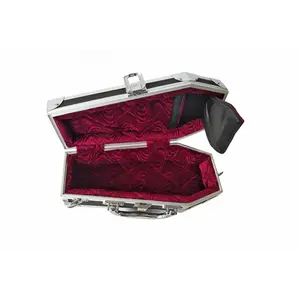 Coffin Case DL-77R Accesories Case, Red Interior