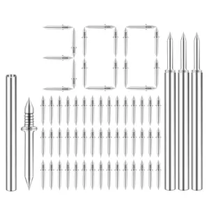 300 count  Double- Skirting Thread Seamless , Double-Headed Nails, Invisible Screws & Specific Sleeve Tool, for Seamless Skirting Thread with Solid  Baseboard.
