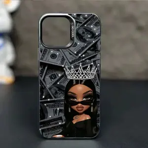 Laser Queen US Dollar Pattern Phone Case, a gift for friends and family. Compatible with iPhone 17/16/15/14/13/12/11/X/XS/XS Max/XR/7 Plus/8 Plus/16E, suitable as a gift for various occasions.