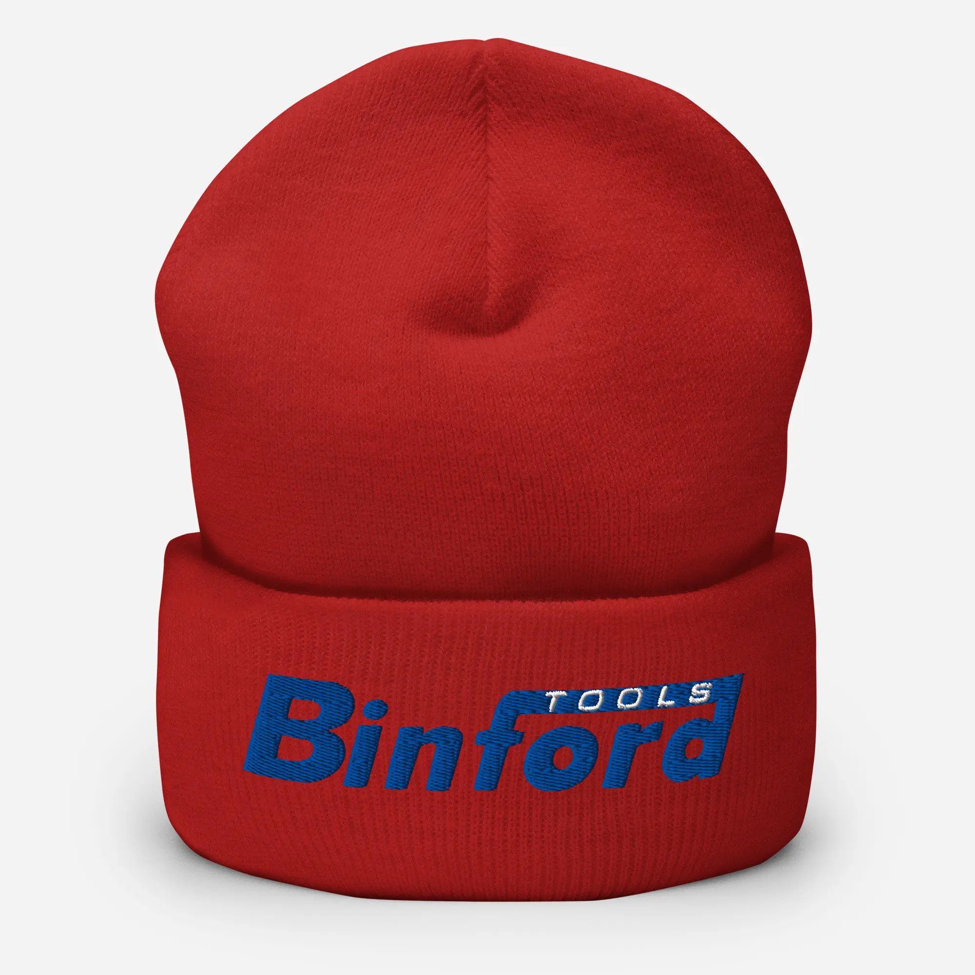 Binford Tool Time Cuffed Beanie 90s Throwback 100% Turbo Acrylic Hypoallergenic Unisex Style 12 Inch Length Hand Washable