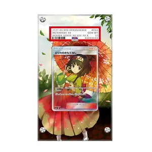 [Display Case]Pokemon Erika's Hospitality 02 - Extended Art Pokemon "PSA" Graded Card Display Case