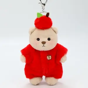 Apple Flash Sale | Getahug Fruit Tribe Series Mini Bear Blindbox | 5.9 Inches Plush Pendant Bag Charm Keychains Gift, Summervibes