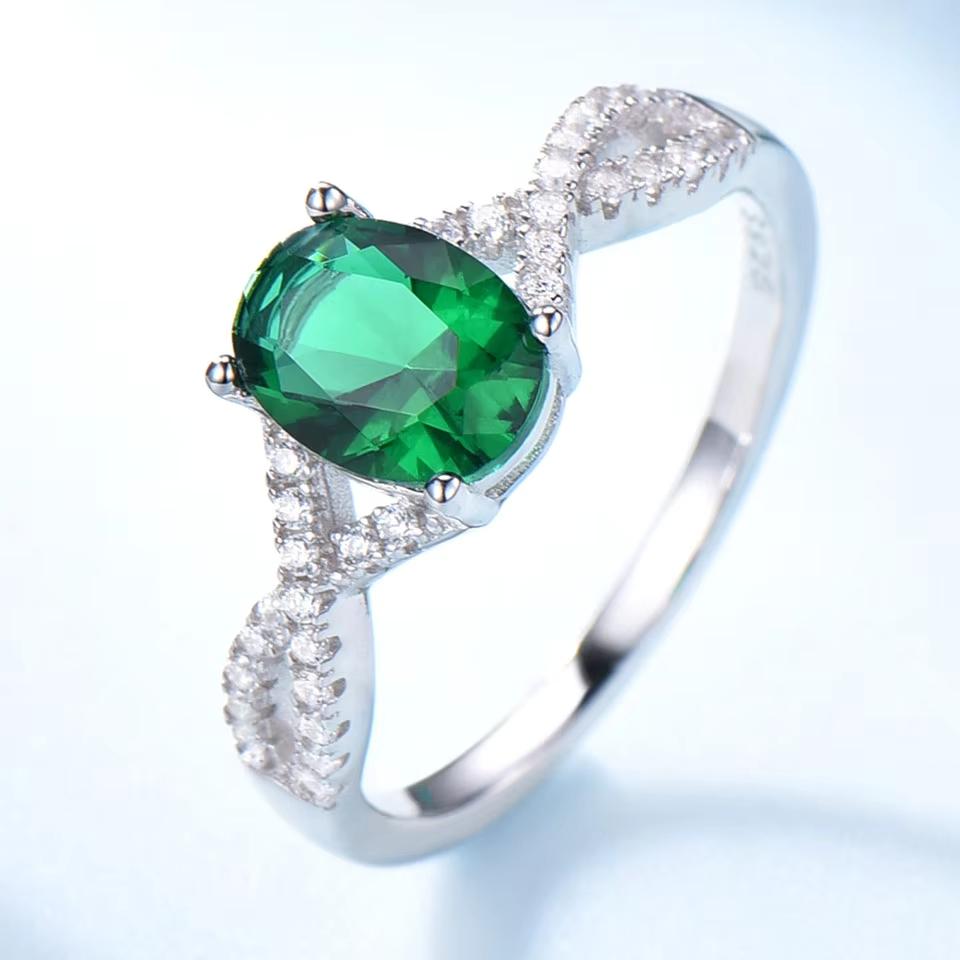 IRAMAT 925 Sterling Silver Emerald Zircon Ring | Women’s Fashion Jewelry | Perfect for Weddings & Special Occasions moissanite dark IRAMAT 925 Sterling Silver Emerald Zircon Ring | Women’s Fashion Jewelry | Perfect for Weddings & Special Occasions moissanite dark
