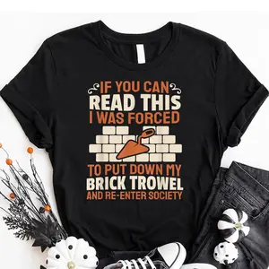 Bricklayer Masonry Brick Towel Worker - Mason Bricklaying T-Shirt