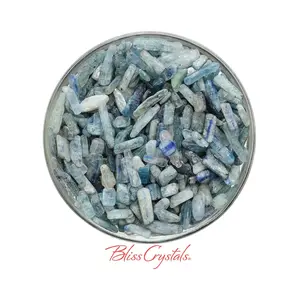 KYANITE Small Mini Mixed Sizes (50 + pieces), 28 gm Paraiba Blue Green Teal Stones for Jewelry & Craft #KP07