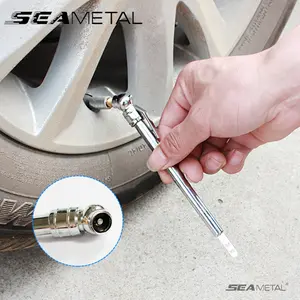 Vehicle Tire Air Pressure Gauge High Precision Pressure Measuring Pen for Vehicles Tester Dual Head Gauge Tool