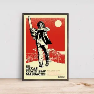 [Sale off up to 65%][Free Ship][No Frame] The Texas Chain Saw Massacre Poster Vintage Horror Movie Poster- Room Decor Wall Art - Canvas Fabric Print - Poster